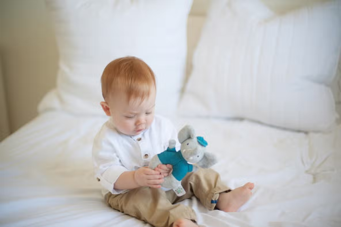 Alvin the Elephant Rubber Rattle