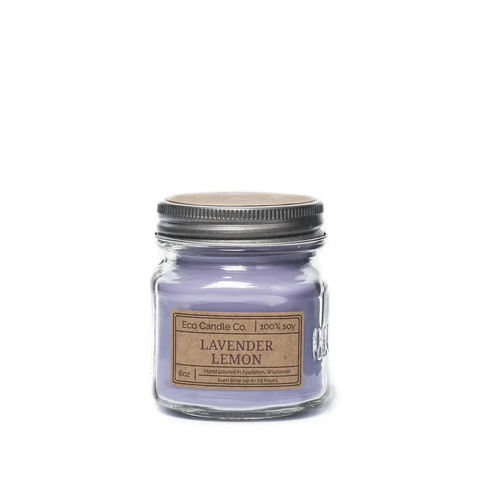 Mason Candle Lavender Lemon
