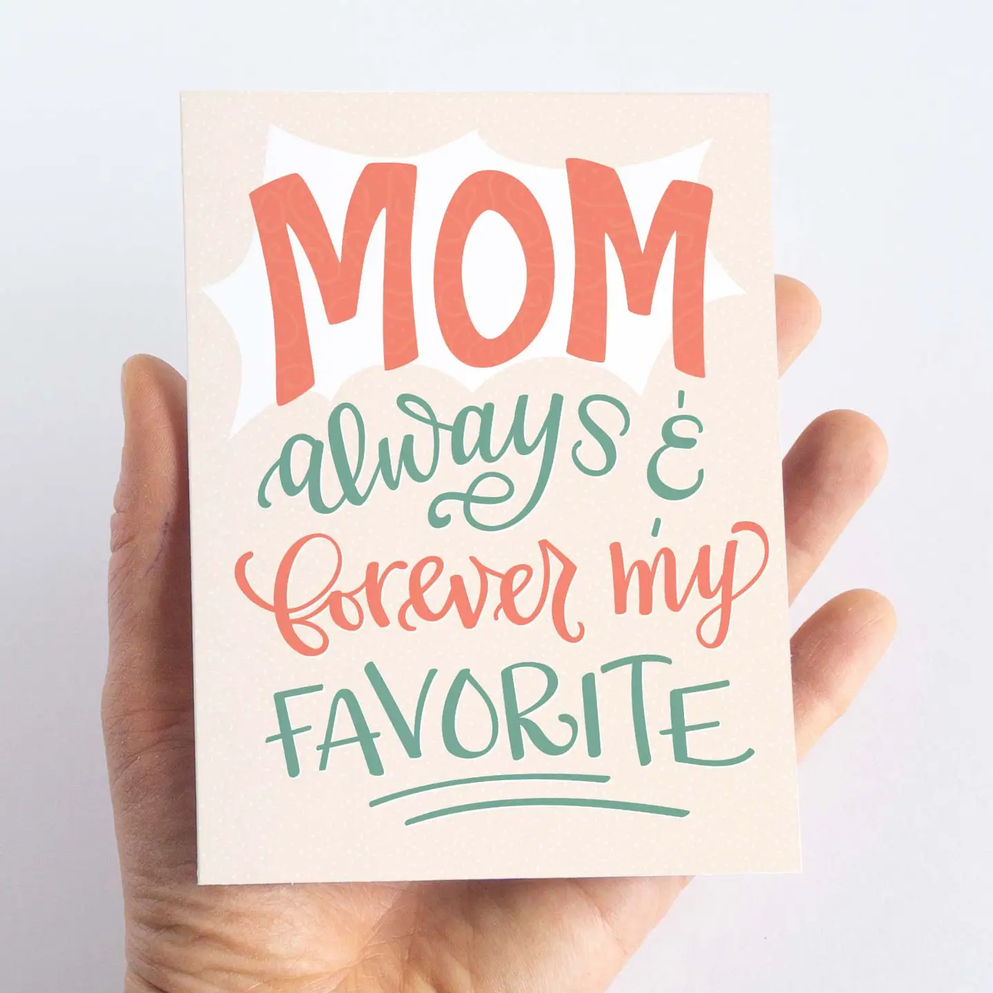Mom, My Favorite Card