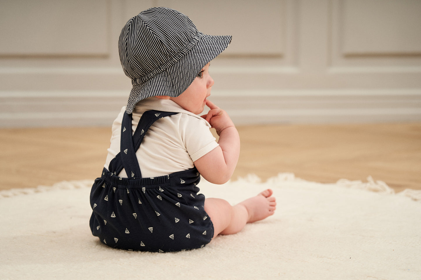 Baby Poplin Striped Hat