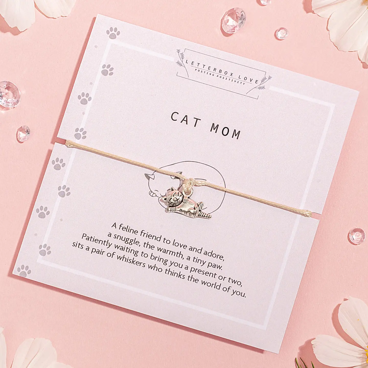 Cat Mom Wish Bracelet