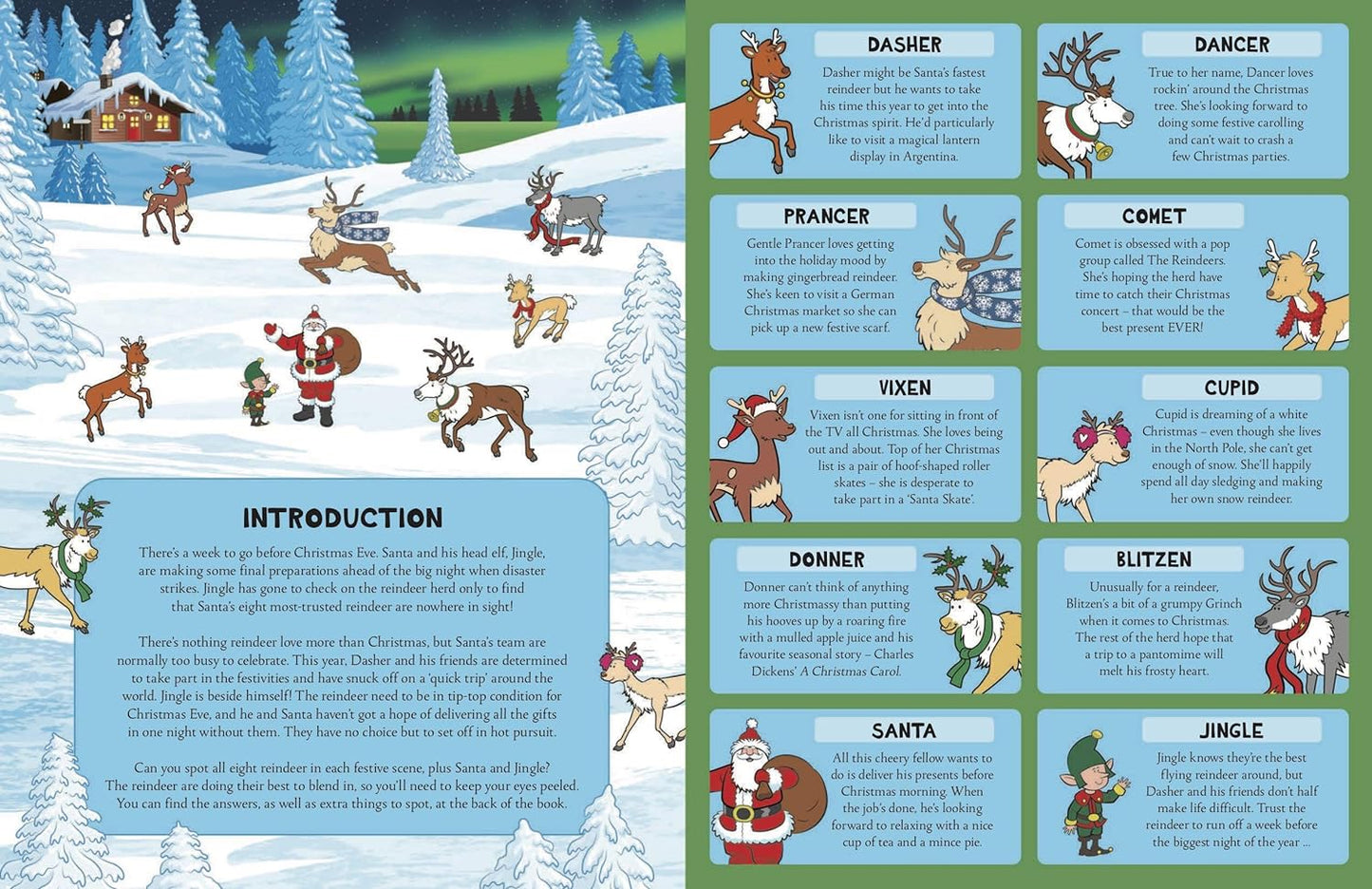 Where's Santa's Reindeer Book
