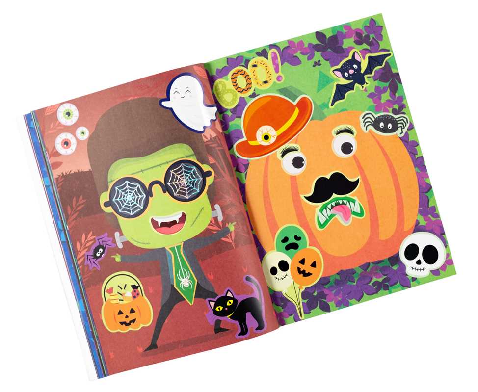 Super Silly Stickers: Halloween Book