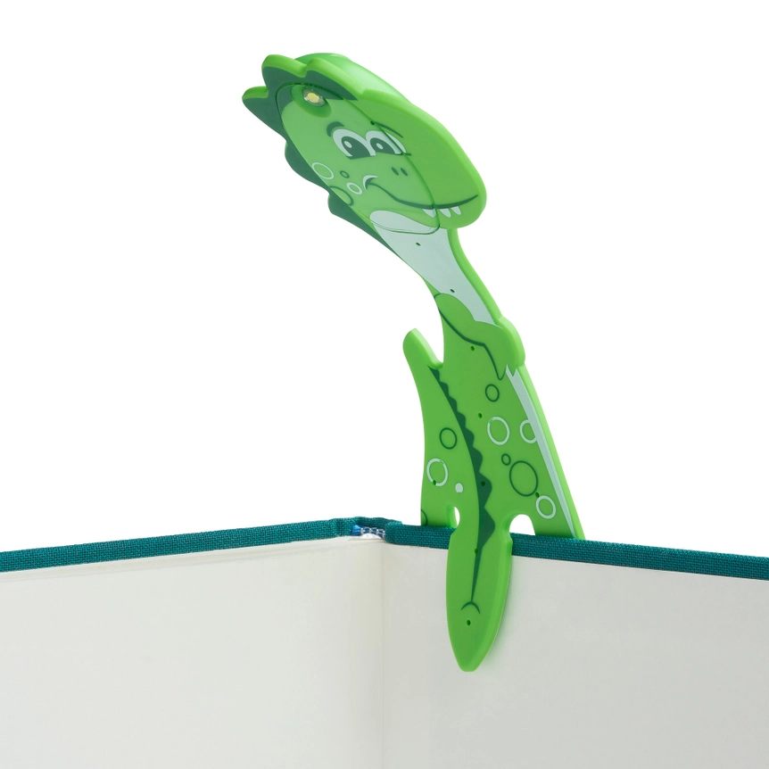 Flexilight Dinosaur Book Light - Green