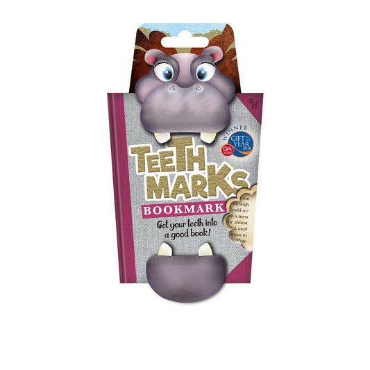 Teeth Marks Bookmark Hippo