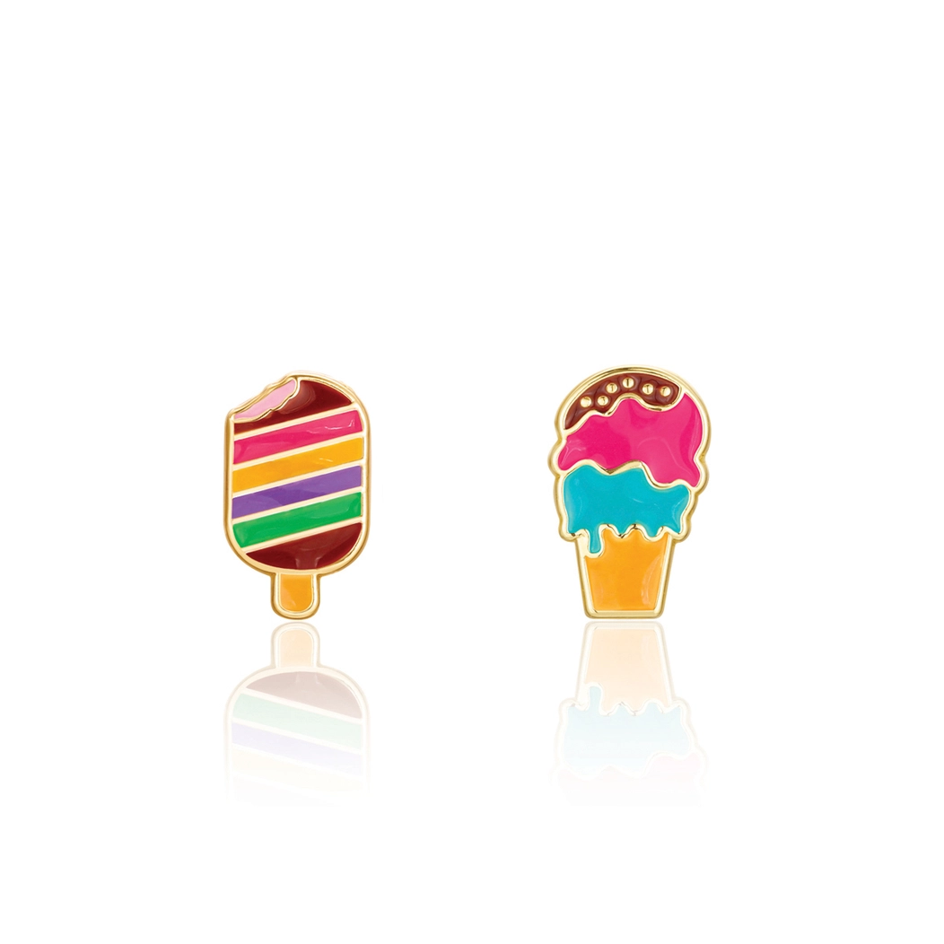 Ice Cream Truck Treats Stud Earrings