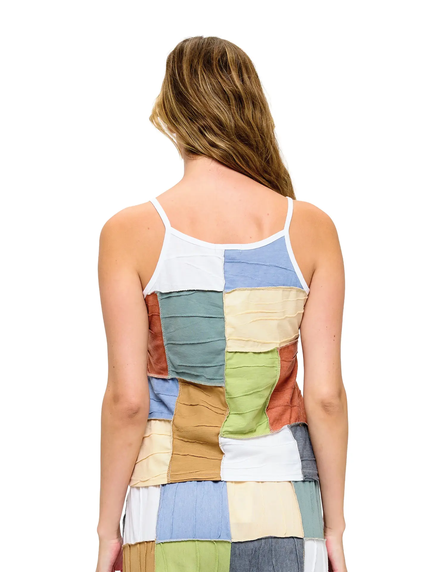 Pastel Patchwork Tank Top