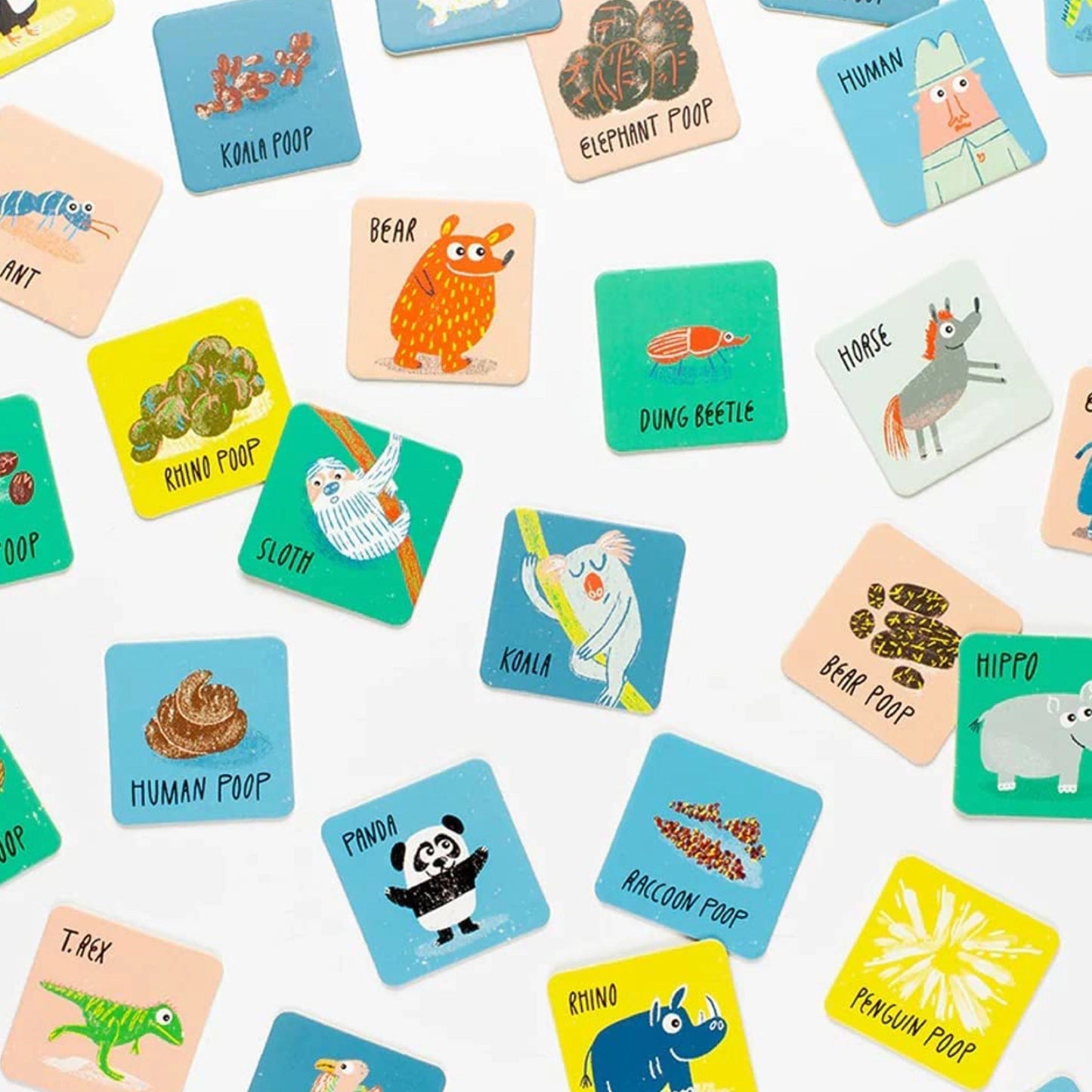 Who Pooped Matching Game