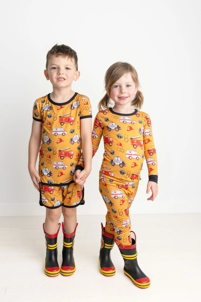 First Responders Kids Bamboo Pajamas