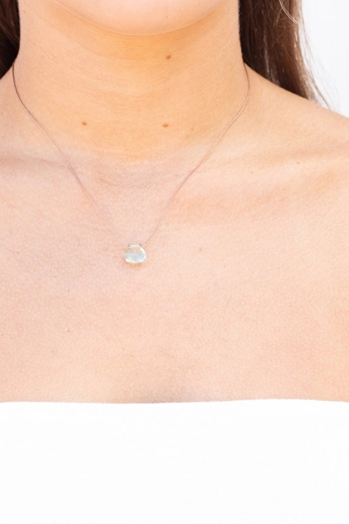 Soul Shine Necklace Powder Blue to Breathe