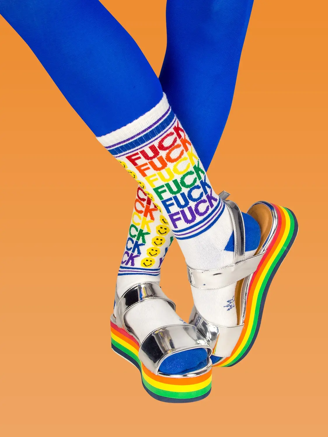 F*ck You Smiley Socks