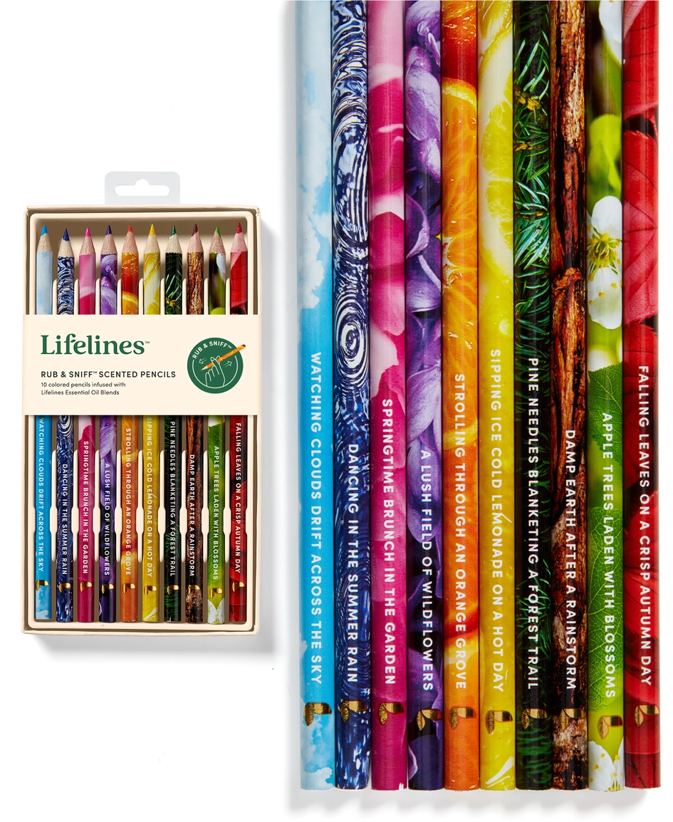 Lifelines Rub & Sniff Scented Colored Pencils