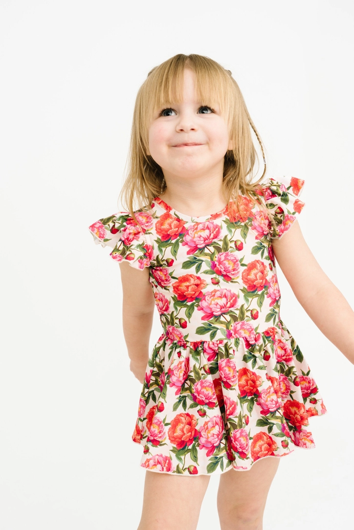 Girls Tatum Floral Swim Dress