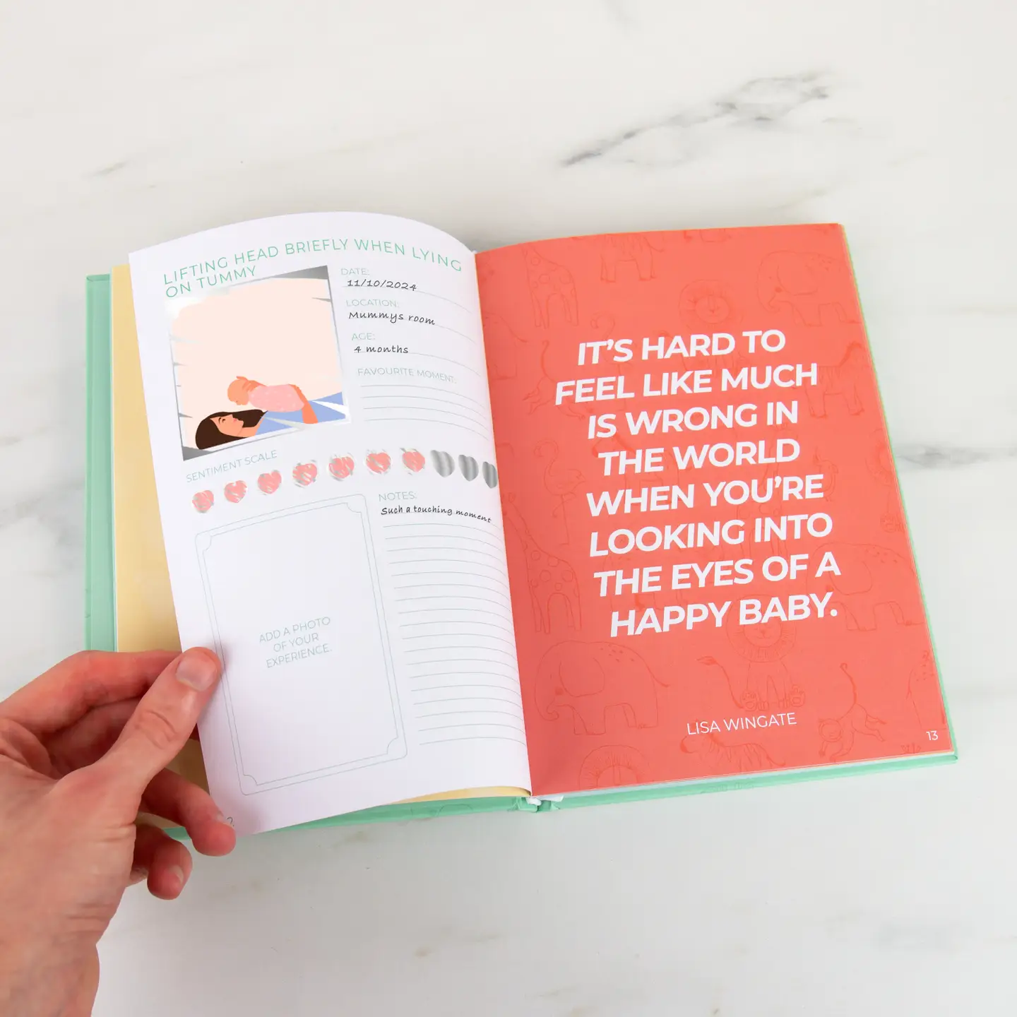 100 Baby Milestones Scratch Book