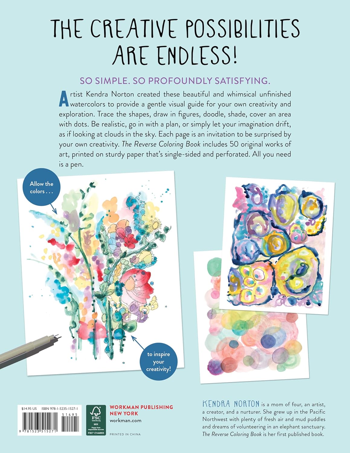 The Reverse Coloring Book