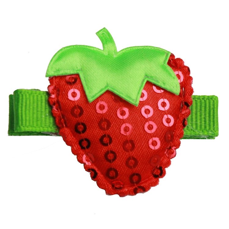 Sequin Strawberry Hair Clip