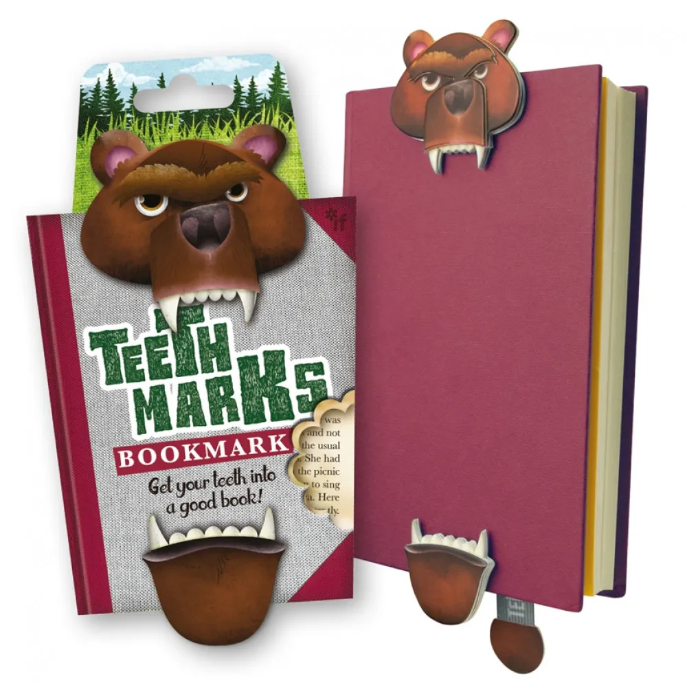 Teeth Mark Bookmark Bear