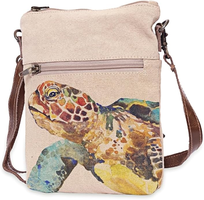 Sea Turtle Slim Sling Bag