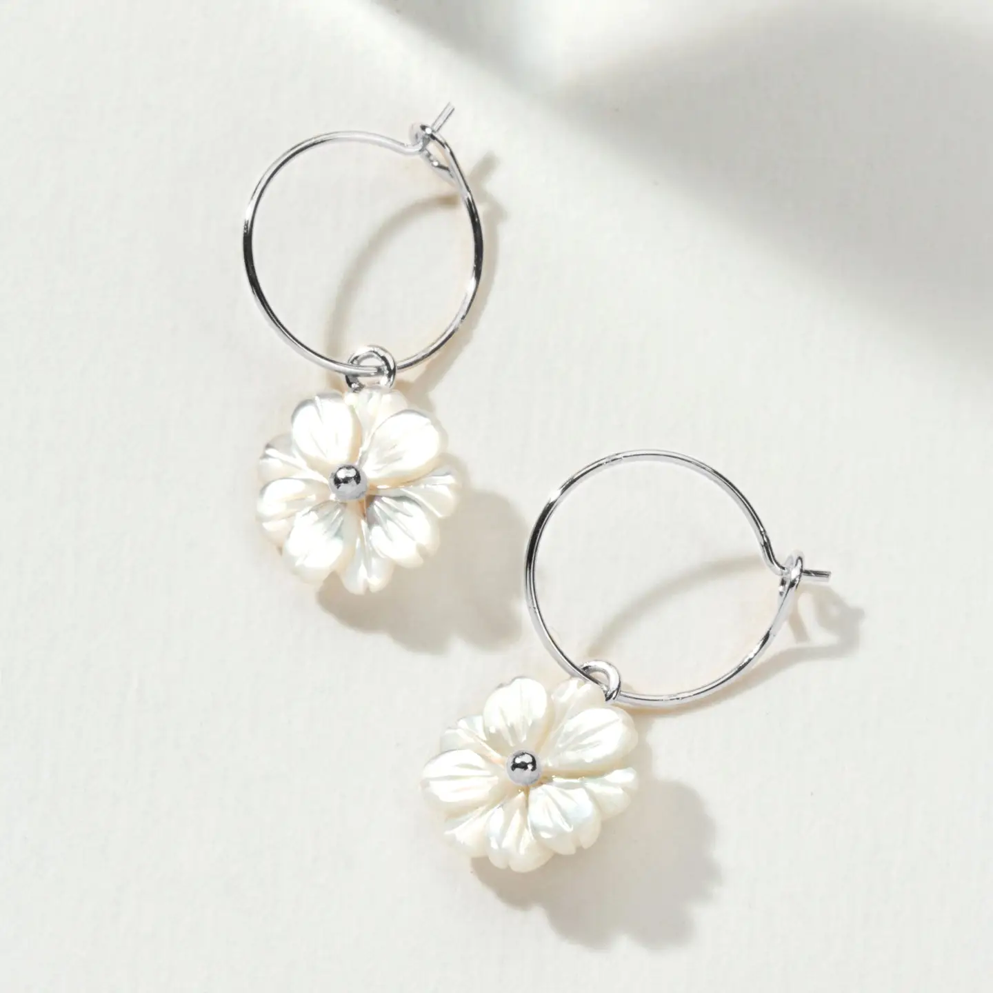Blooming Hoop Earrings