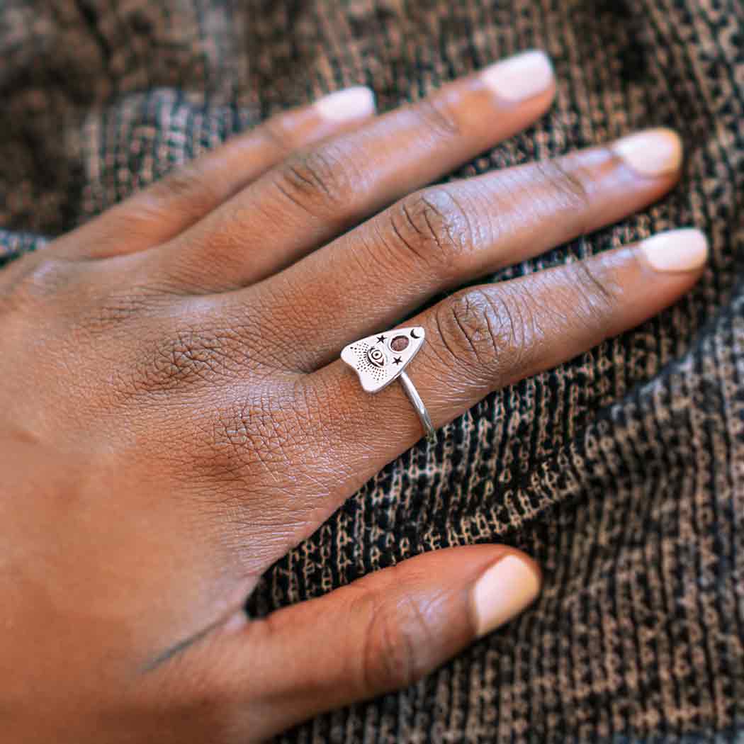 Sterling Ouija Planchette Ring