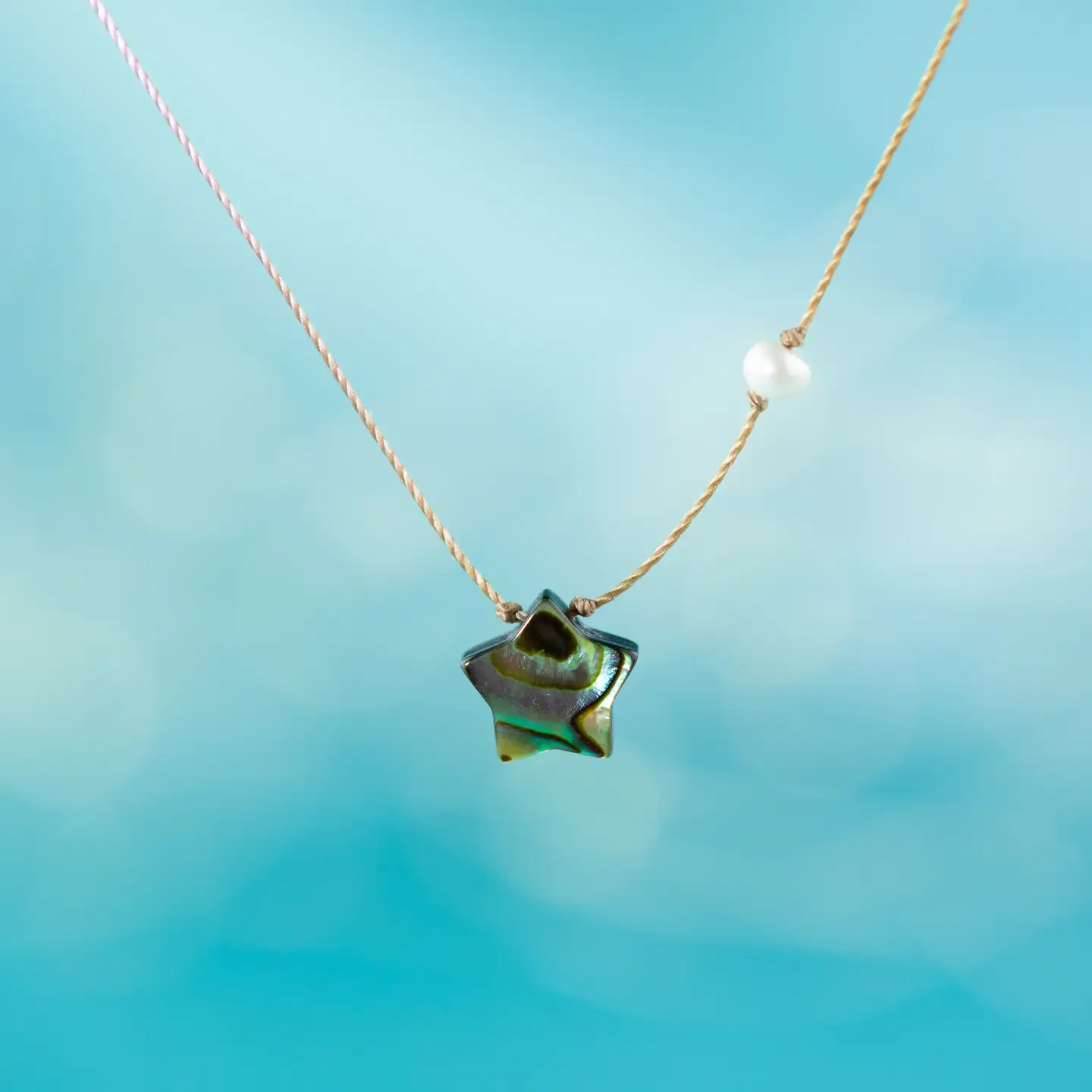 Shoot For the Stars Abalone Necklace