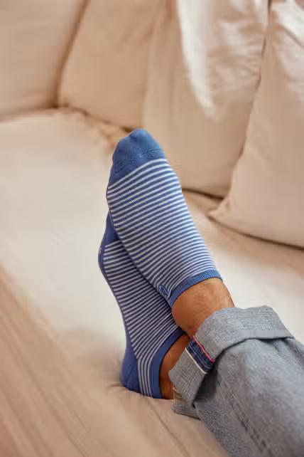 Ankle Socks That Give Water - Stripes