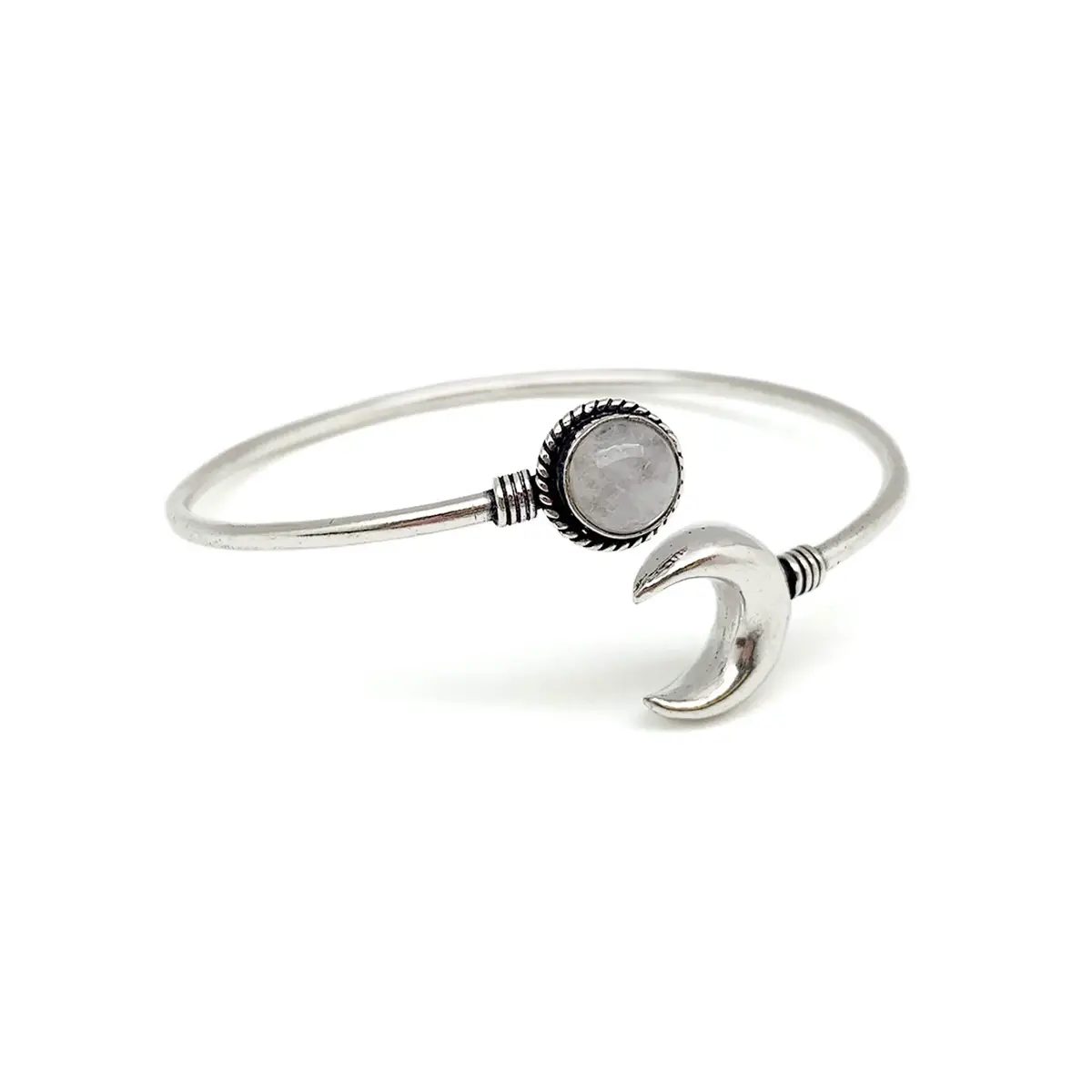 Tanvi Cuff Bracelet Silver Bangle