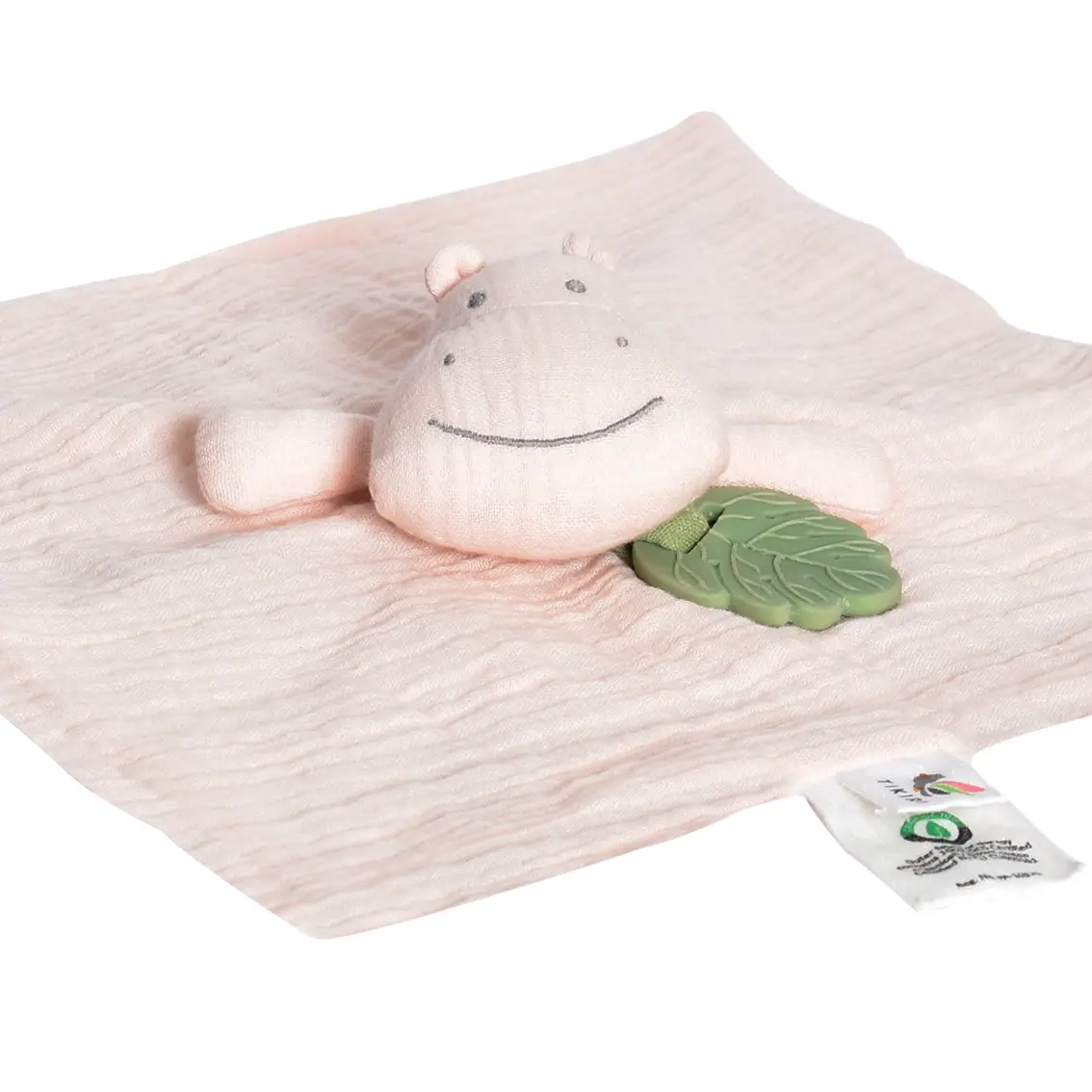 Organic Hippo Comfort Blankie