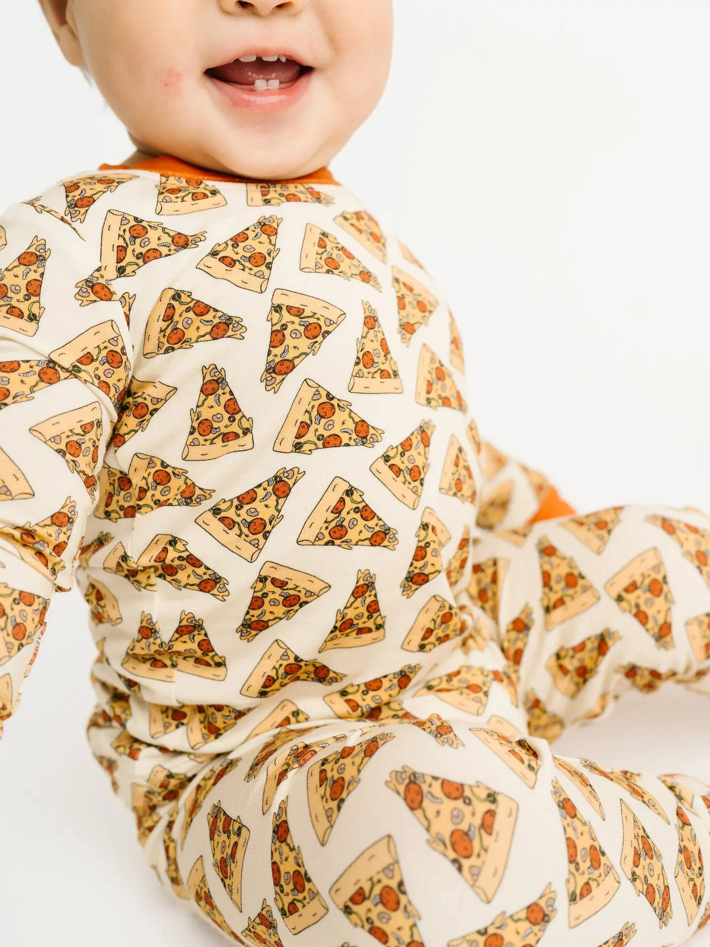 Kids Pizza Please Bamboo Pajamas
