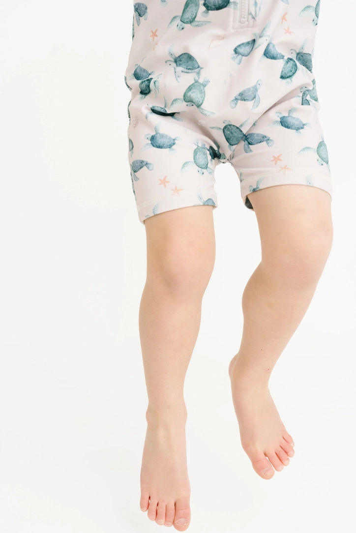 Sea Turtle Baby Swim Romper