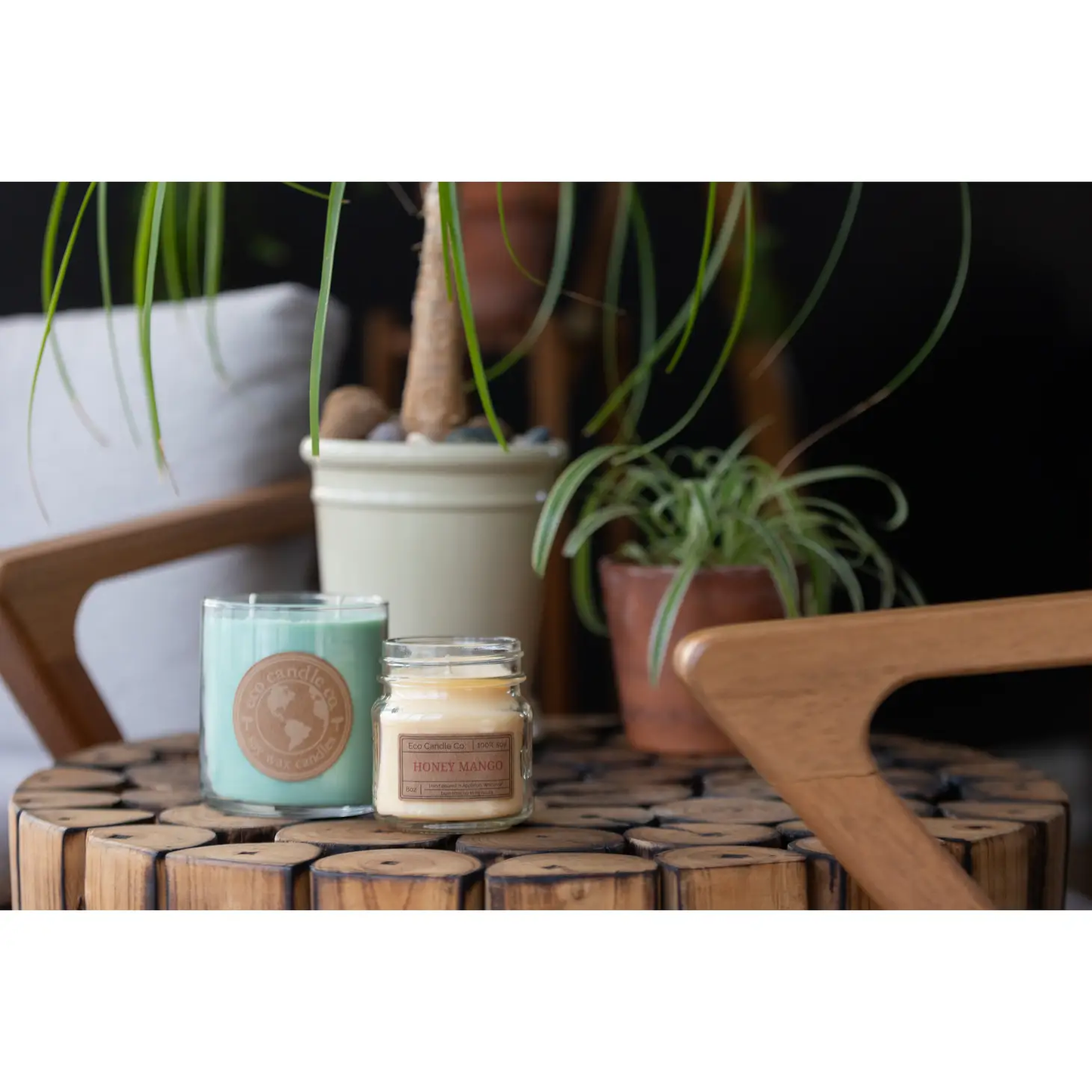 Mason Candle Honey Mango