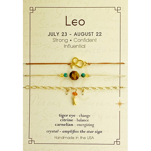 Zodiac Bracelet Set of 3