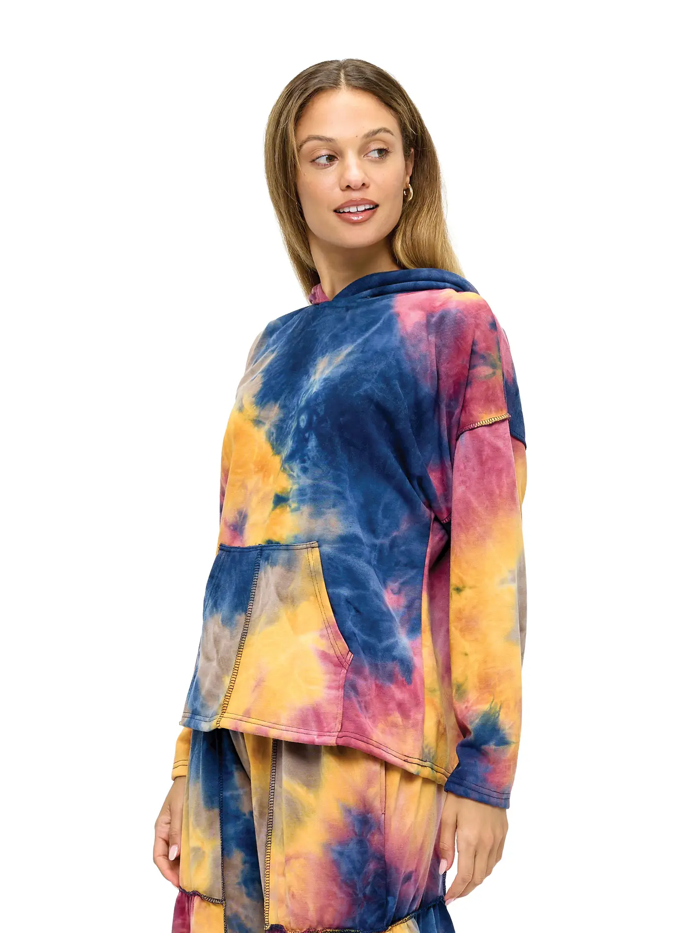 Boho Tie Dye Hoodie