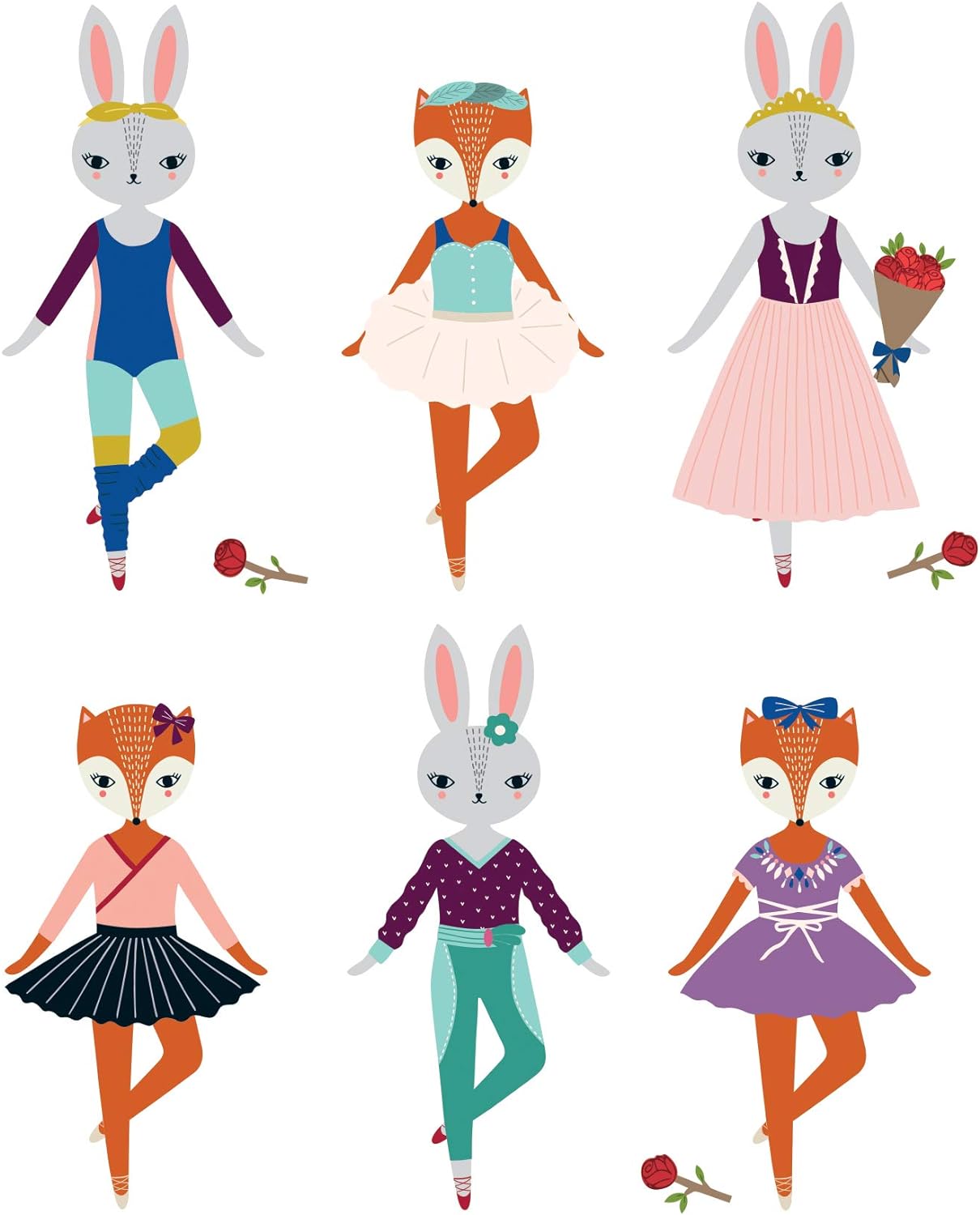 Woodland Ballet Magnet Dress Up