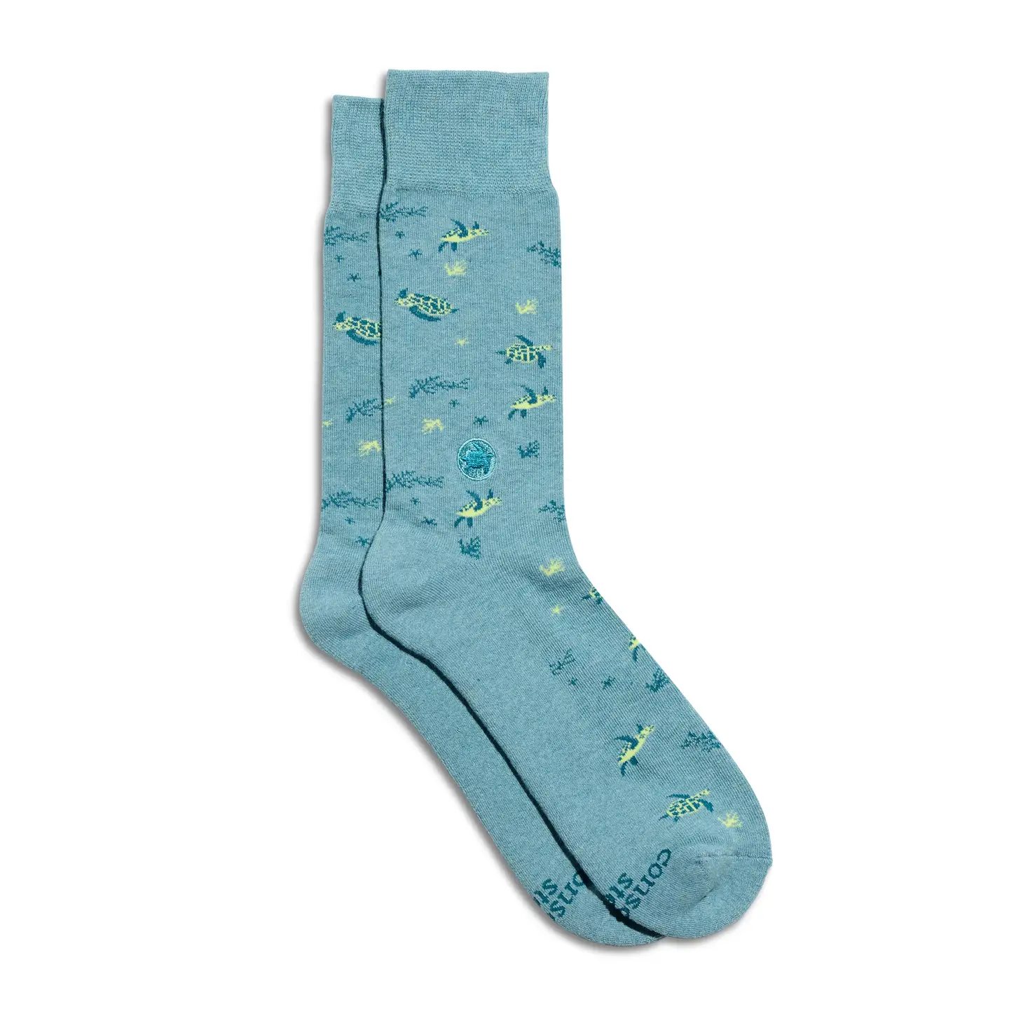 Socks That Protect Teal Turtles