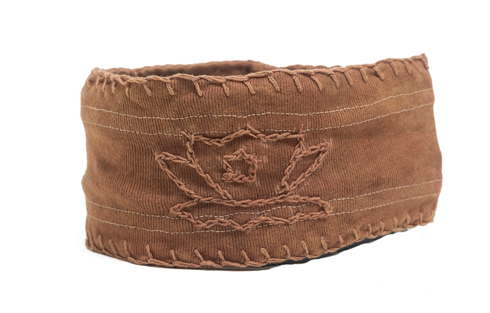 Lotus Flower Embroidered Headband