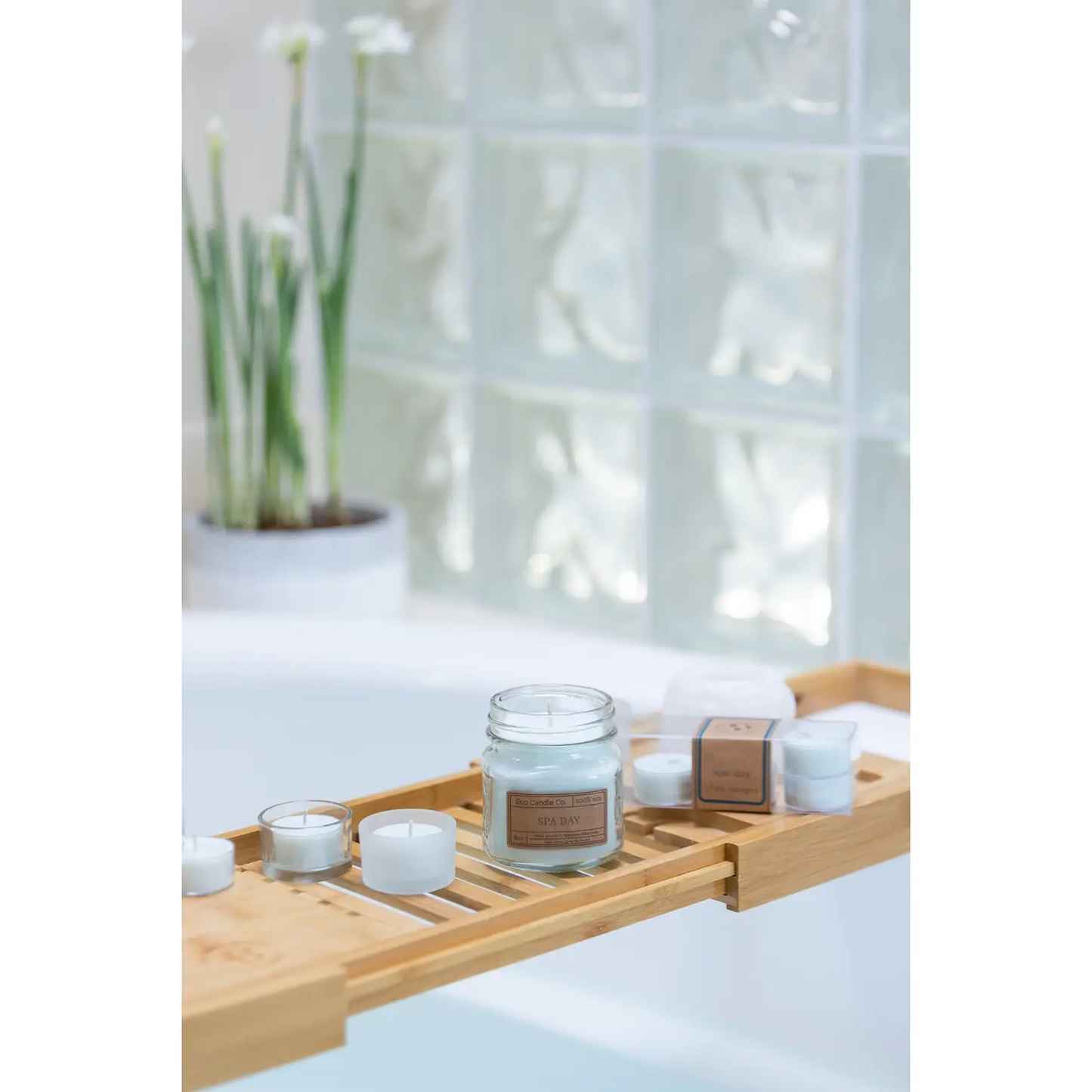 Mason Candle Spa Day