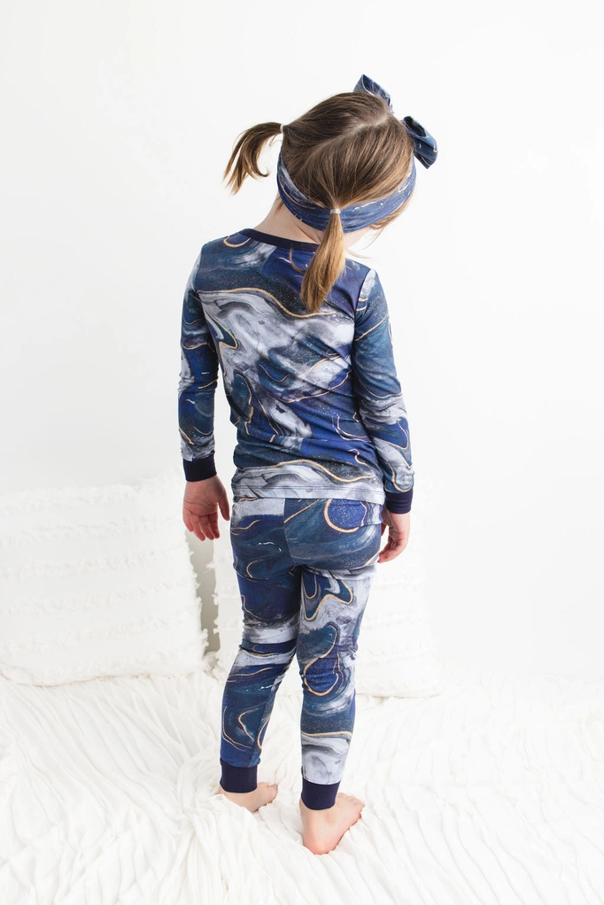 Marbleous Night Kids Bamboo Pajamas