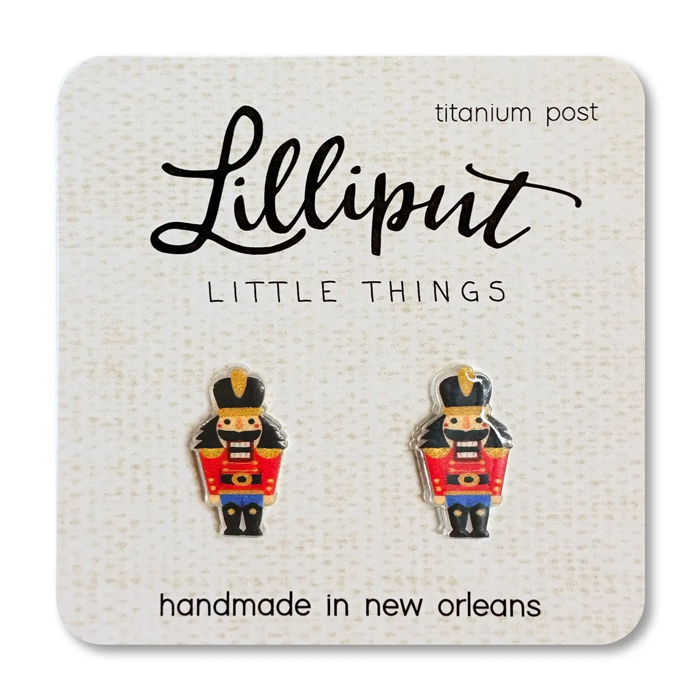 Nutcracker Stud Earrings