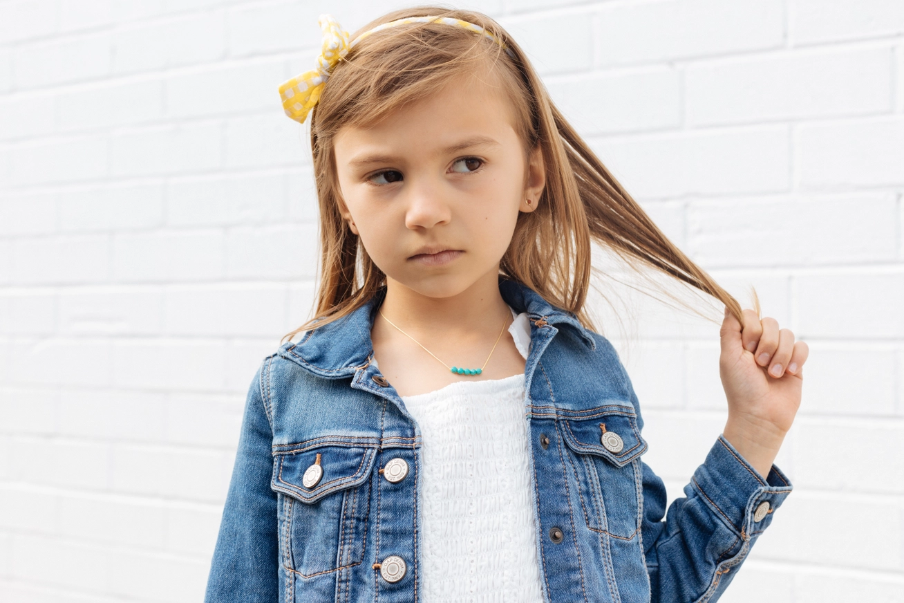 Little Wish Kids Necklace Howlite for Calm