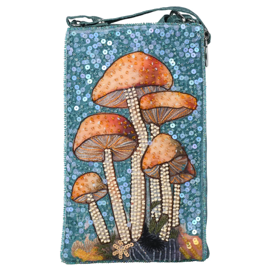 Beaded Purse - Mushrooms