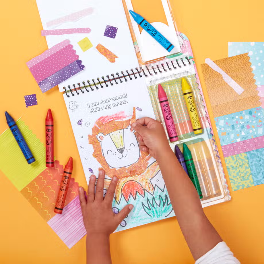 Art on the Go Safari Collage