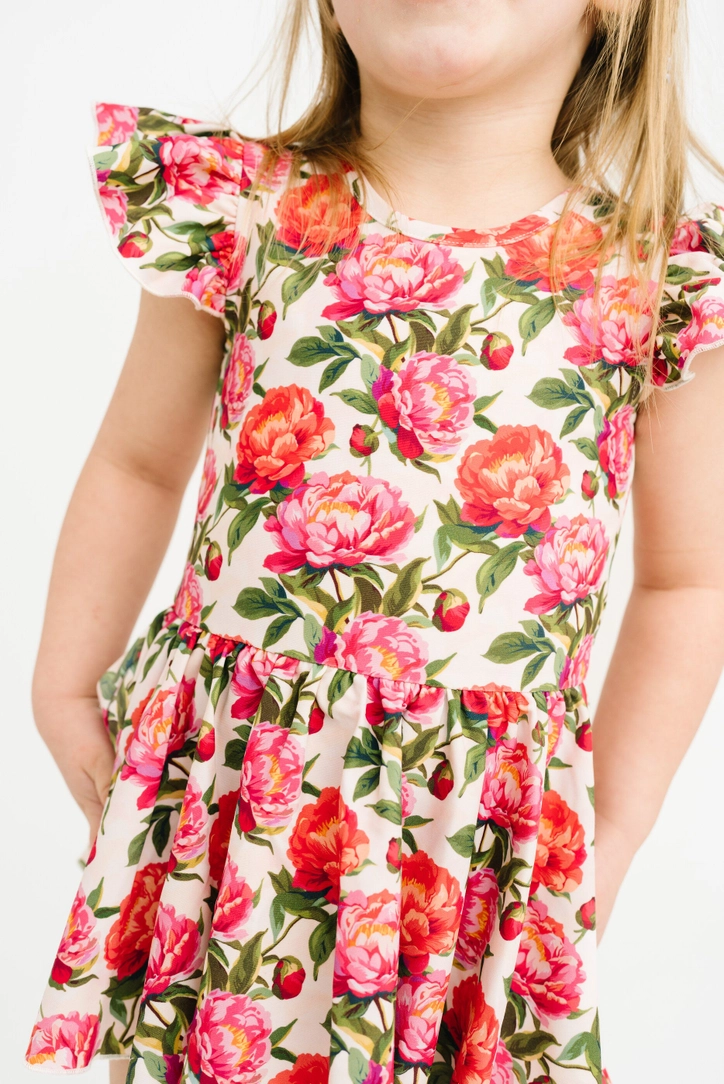 Girls Tatum Floral Swim Dress
