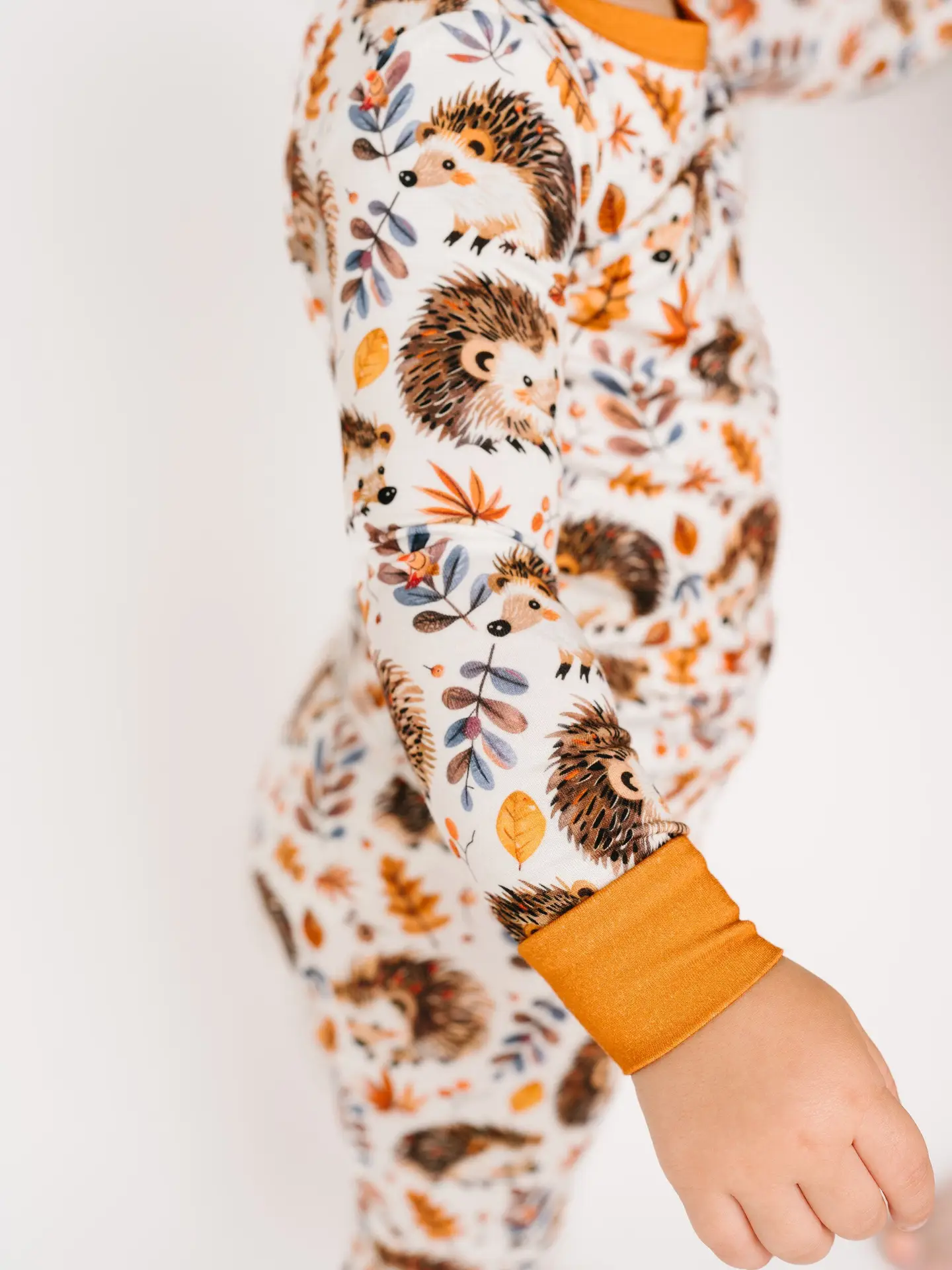 Kids Woodland Hedgehog Bamboo Pajamas