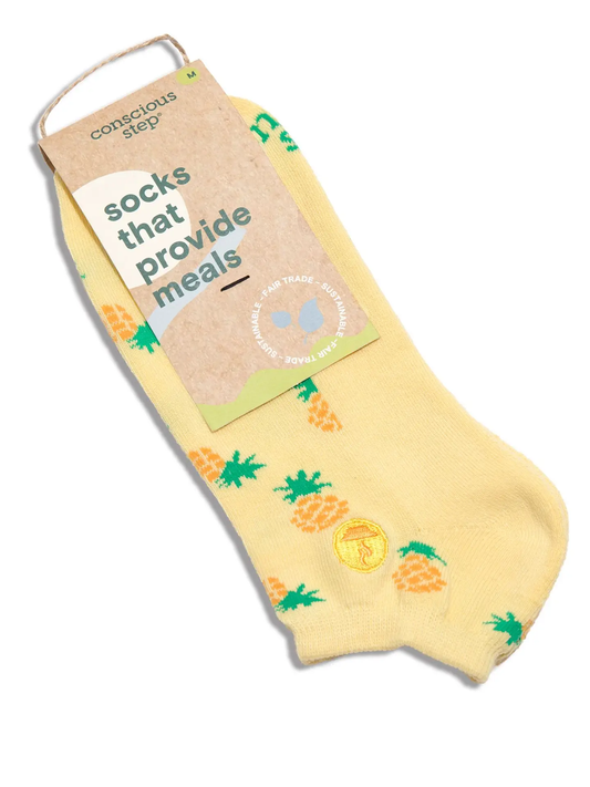 Ankle Socks That Provide Meals - Pineapples