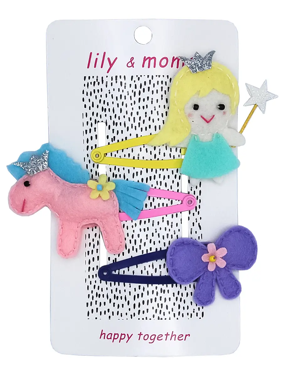 Princess Trio Hair Clips