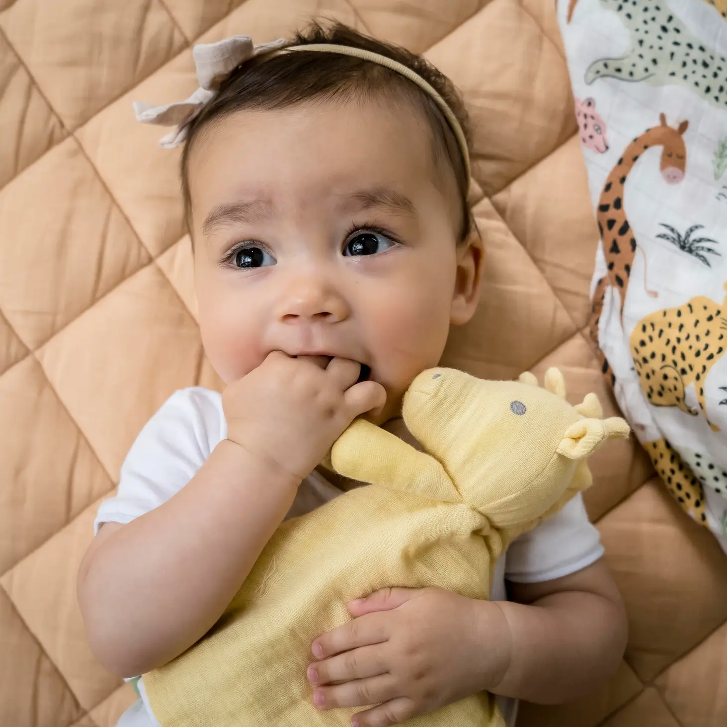 Organic Giraffe Comfort Blankie