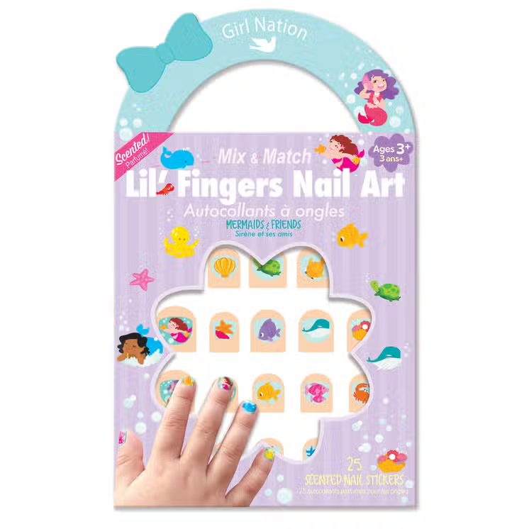 Lil Fingers Nail Art Mermaids