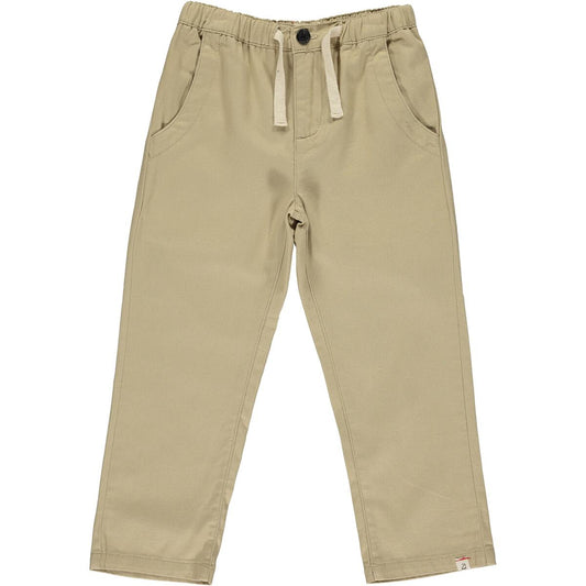 Boys Jay Twill Pants - Stone