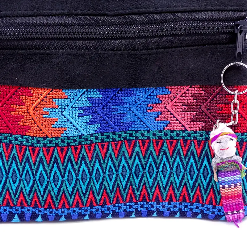 Embroidered Huipil Crossbody Bag